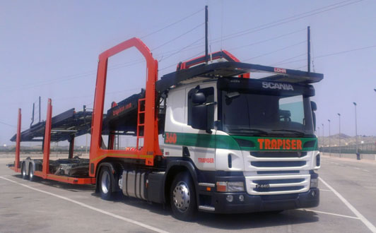  camiones Scania portacoches para Trapiser